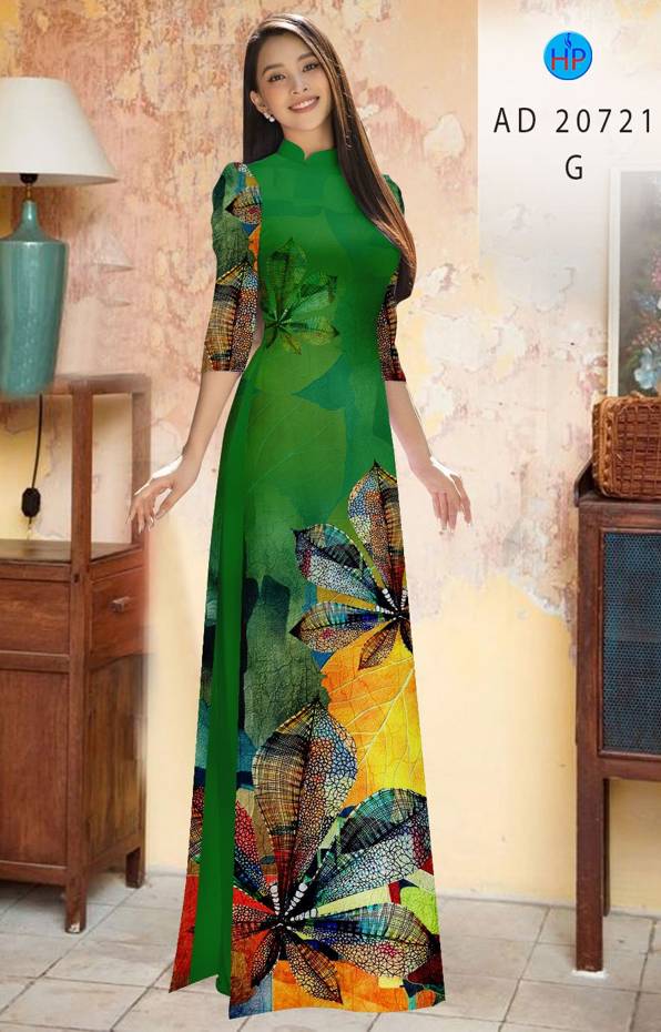 Vải Áo Dài Hoa In 3D Mới Ra AD 20721 53 Vải Áo Dài Hoa In 3D Mới Ra AD 20721