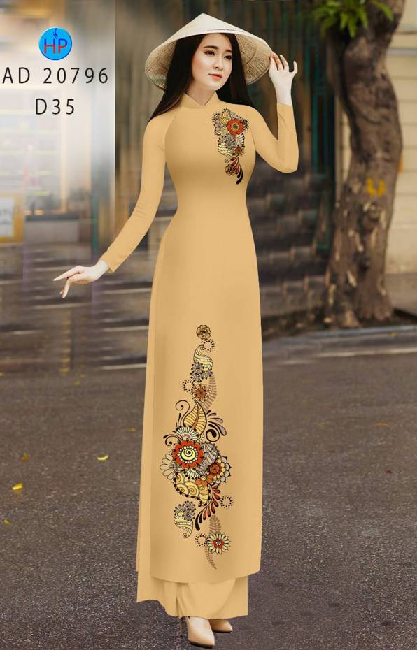 Vải Áo Dài Hoa In 3D Vừa Ra AD 20796 41 Vải Áo Dài Hoa In 3D Vừa Ra AD 20796