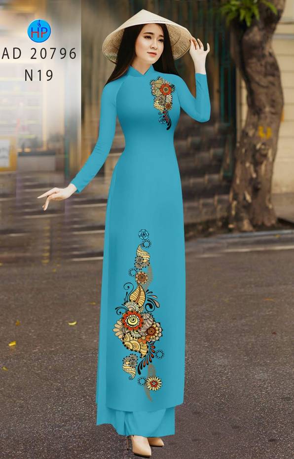 Vải Áo Dài Hoa In 3D Vừa Ra AD 20796 43 Vải Áo Dài Hoa In 3D Vừa Ra AD 20796