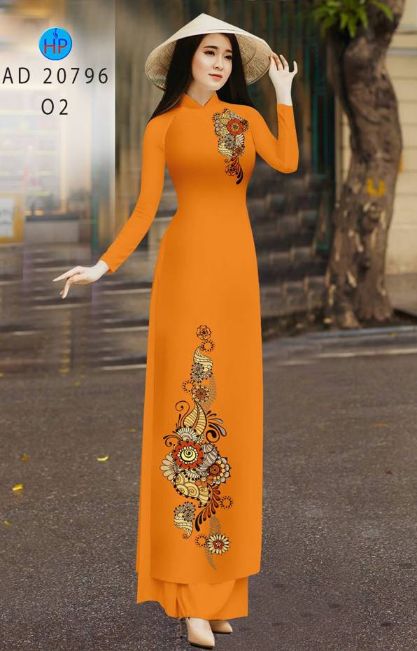 Vải Áo Dài Hoa In 3D Vừa Ra AD 20796 44 Vải Áo Dài Hoa In 3D Vừa Ra AD 20796
