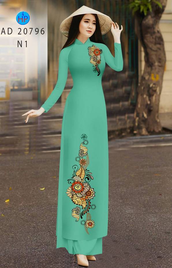 Vải Áo Dài Hoa In 3D Vừa Ra AD 20796 47 Vải Áo Dài Hoa In 3D Vừa Ra AD 20796