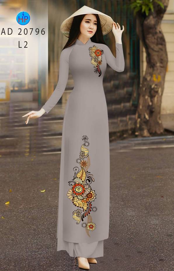Vải Áo Dài Hoa In 3D Vừa Ra AD 20796 48 Vải Áo Dài Hoa In 3D Vừa Ra AD 20796