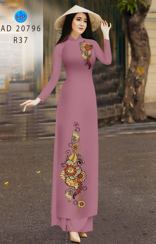 Vải Áo Dài Hoa In 3D Vừa Ra AD 20796 54 Vải Áo Dài Hoa In 3D Vừa Ra AD 20796
