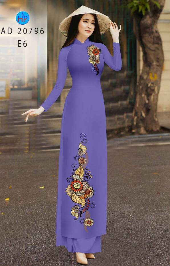 Vải Áo Dài Hoa In 3D Vừa Ra AD 20796 55 Vải Áo Dài Hoa In 3D Vừa Ra AD 20796