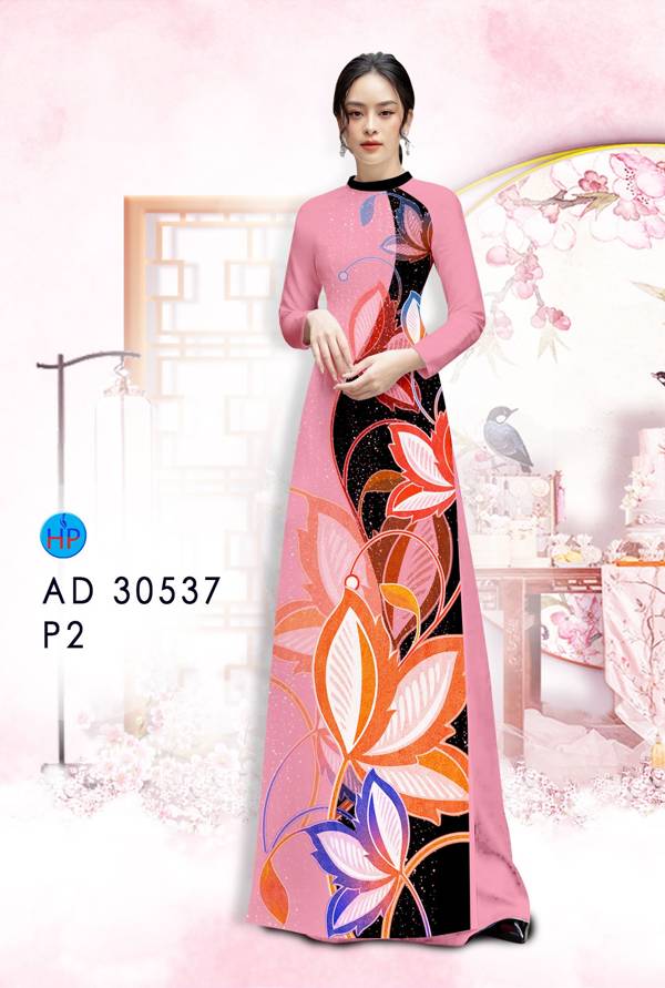 Vải Áo Dài Hoa In 3D Vừa Ra AD 30537 42 Vải Áo Dài Hoa In 3D Vừa Ra AD 30537