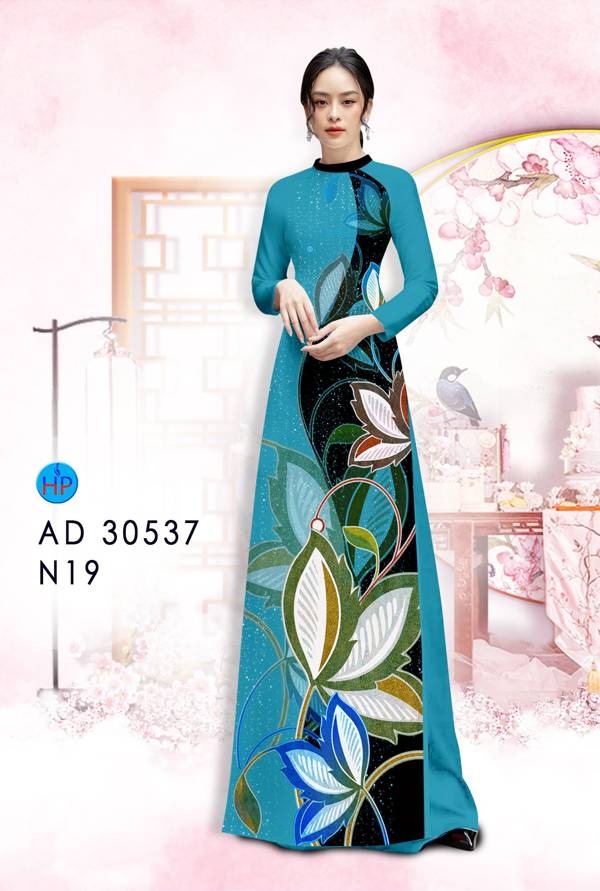 Vải Áo Dài Hoa In 3D Vừa Ra AD 30537 43 Vải Áo Dài Hoa In 3D Vừa Ra AD 30537