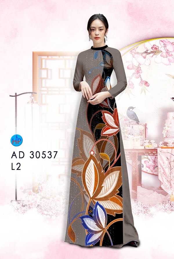 Vải Áo Dài Hoa In 3D Vừa Ra AD 30537 44 Vải Áo Dài Hoa In 3D Vừa Ra AD 30537