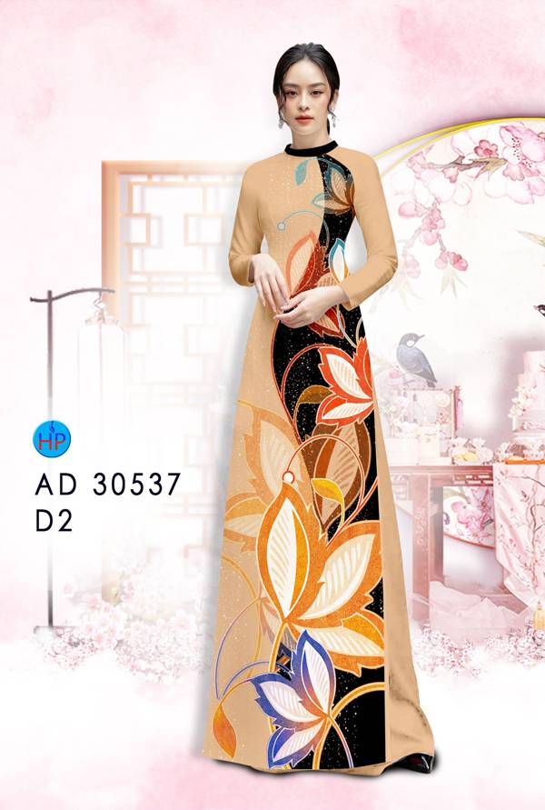 Vải Áo Dài Hoa In 3D Vừa Ra AD 30537 50 Vải Áo Dài Hoa In 3D Vừa Ra AD 30537