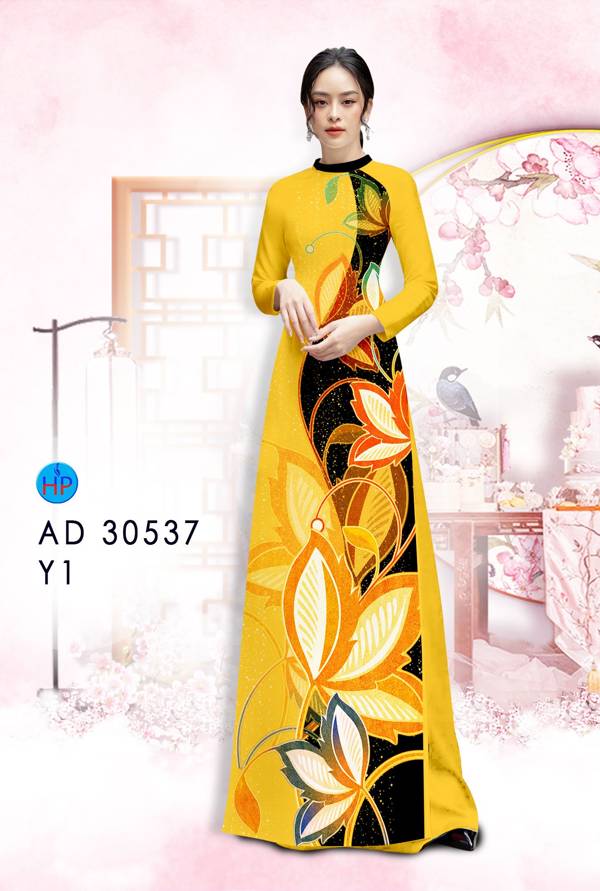 Vải Áo Dài Hoa In 3D Vừa Ra AD 30537 49 Vải Áo Dài Hoa In 3D Vừa Ra AD 30537