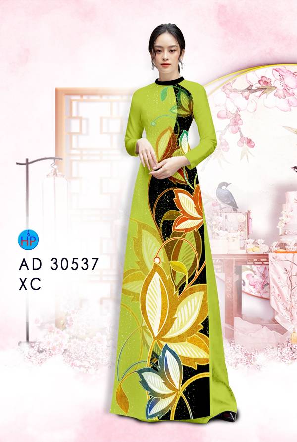 Vải Áo Dài Hoa In 3D Vừa Ra AD 30537 48 Vải Áo Dài Hoa In 3D Vừa Ra AD 30537
