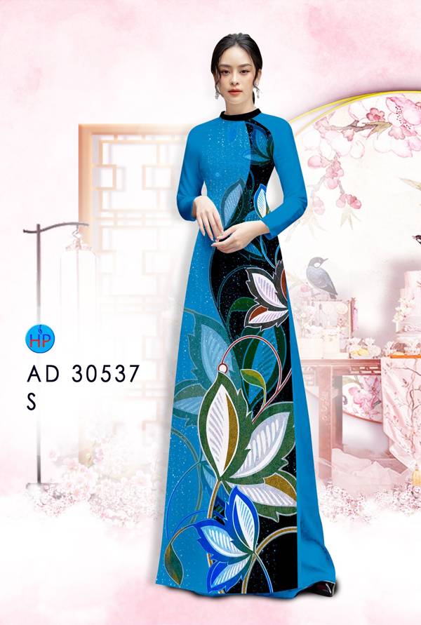 Vải Áo Dài Hoa In 3D Vừa Ra AD 30537 53 Vải Áo Dài Hoa In 3D Vừa Ra AD 30537