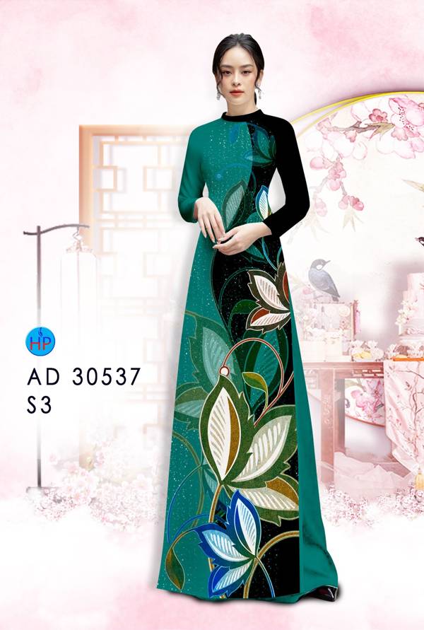 Vải Áo Dài Hoa In 3D Vừa Ra AD 30537 51 Vải Áo Dài Hoa In 3D Vừa Ra AD 30537