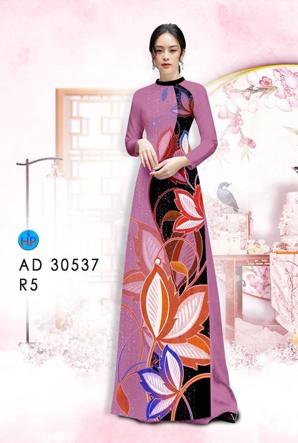 Vải Áo Dài Hoa In 3D Vừa Ra AD 30537 55 Vải Áo Dài Hoa In 3D Vừa Ra AD 30537