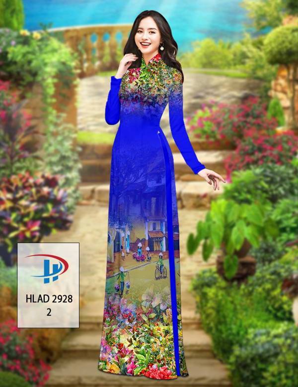 Vải Áo Dài Phong Cảnh Mới Ra AD HLAD2928 57 Vải Áo Dài Phong Cảnh Mới Ra AD HLAD2928