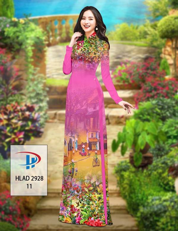 Vải Áo Dài Phong Cảnh Mới Ra AD HLAD2928 67 Vải Áo Dài Phong Cảnh Mới Ra AD HLAD2928