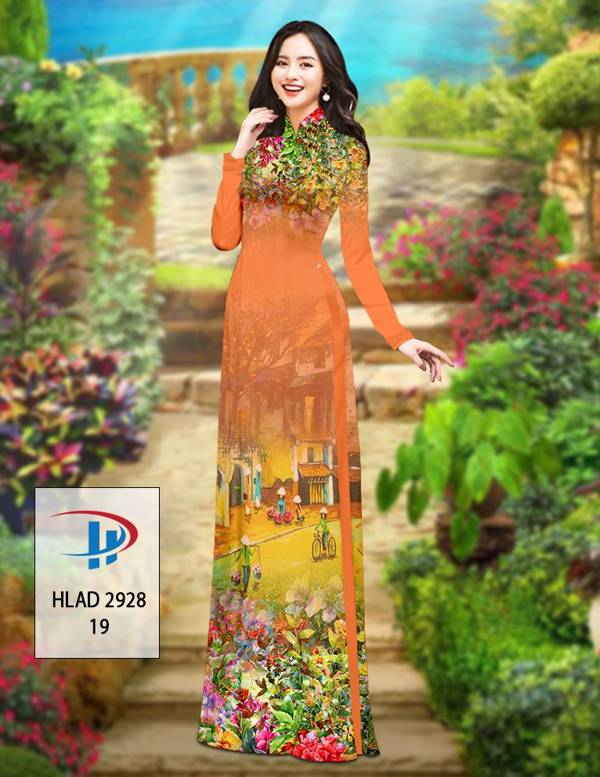 Vải Áo Dài Phong Cảnh Mới Ra AD HLAD2928 73 Vải Áo Dài Phong Cảnh Mới Ra AD HLAD2928