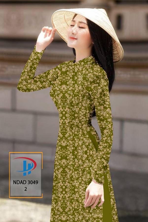 Vải Áo Dài Hoa Nhí Thiết Kế 2021 AD NDAD3049 48 Vải Áo Dài Hoa Nhí Thiết Kế 2021 AD NDAD3049