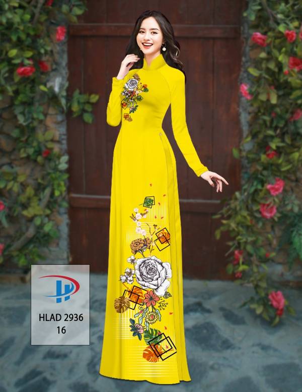 Vải Áo Dài Hoa Hồng Thiết Kế 2021 AD HLAD2936 56 Vải Áo Dài Hoa Hồng Thiết Kế 2021 AD HLAD2936