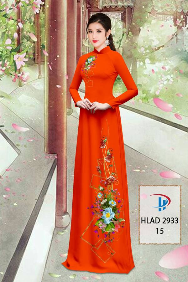 Vải Áo Dài Hoa In 3D Mới Ra AD HLAD2933 51 Vải Áo Dài Hoa In 3D Mới Ra AD HLAD2933