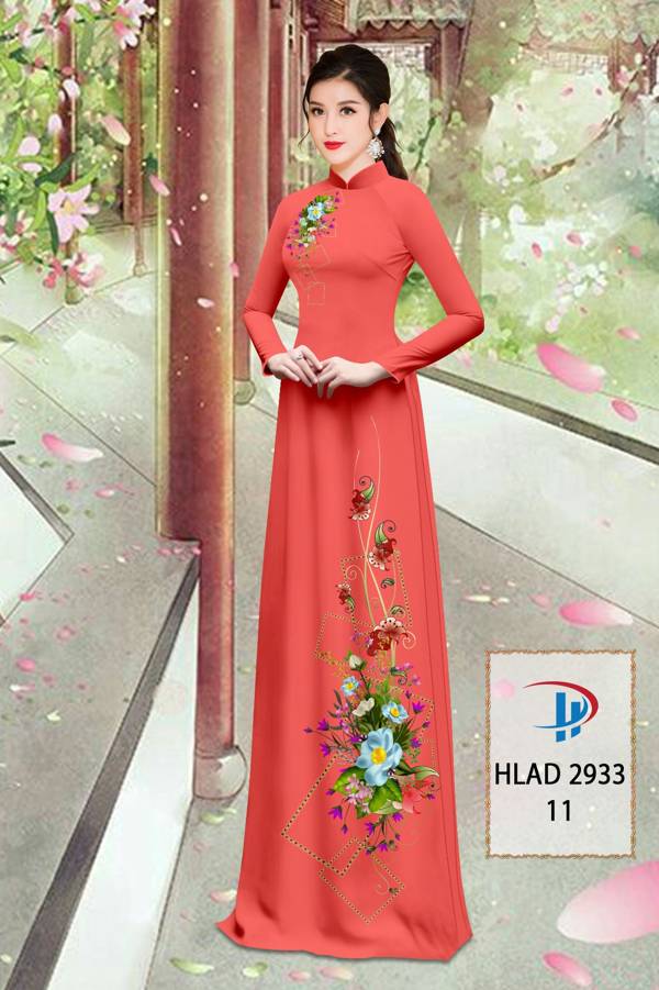 Vải Áo Dài Hoa In 3D Mới Ra AD HLAD2933 58 Vải Áo Dài Hoa In 3D Mới Ra AD HLAD2933