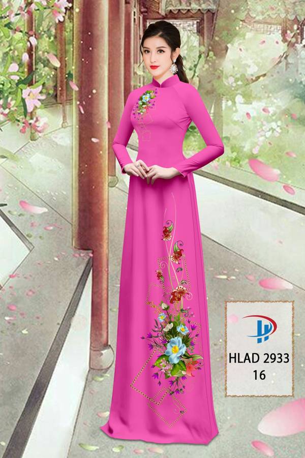Vải Áo Dài Hoa In 3D Mới Ra AD HLAD2933 61 Vải Áo Dài Hoa In 3D Mới Ra AD HLAD2933