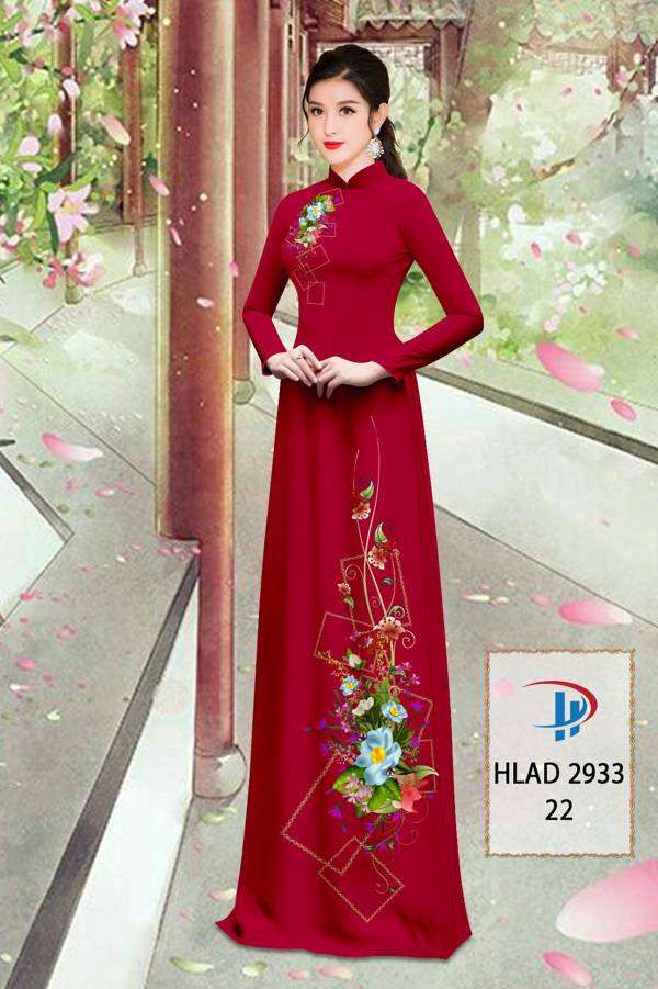 Vải Áo Dài Hoa In 3D Mới Ra AD HLAD2933 69 Vải Áo Dài Hoa In 3D Mới Ra AD HLAD2933