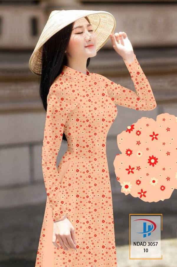 Vải Áo Dài Hoa Nhí Kiểu Mới AD NDAD3057 76 Vải Áo Dài Hoa Nhí Kiểu Mới AD NDAD3057