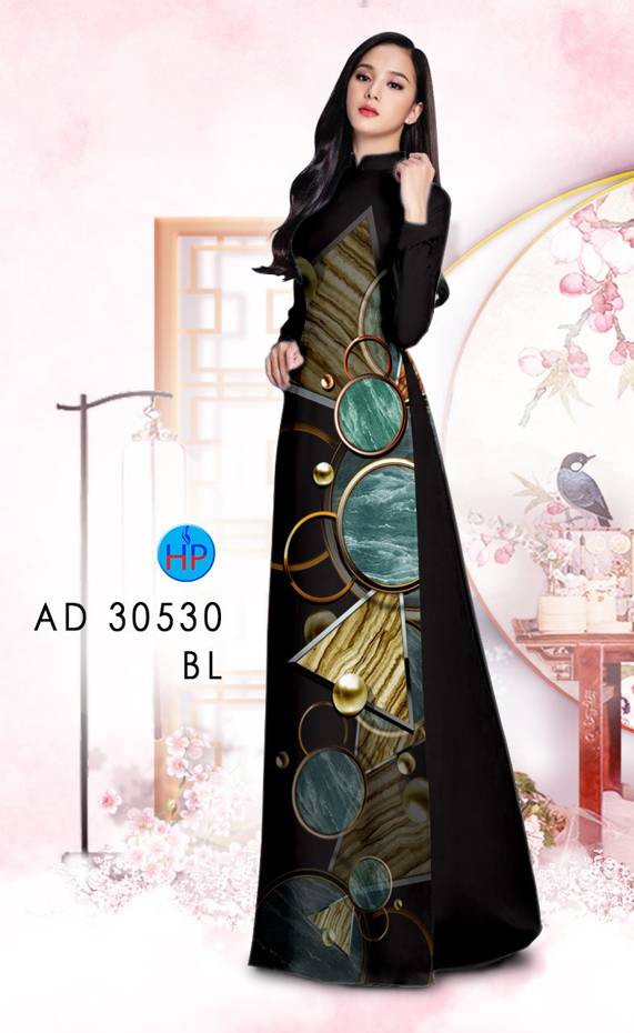Vải Áo Dài Hoa Văn Thiết Kế 2021 AD 30530