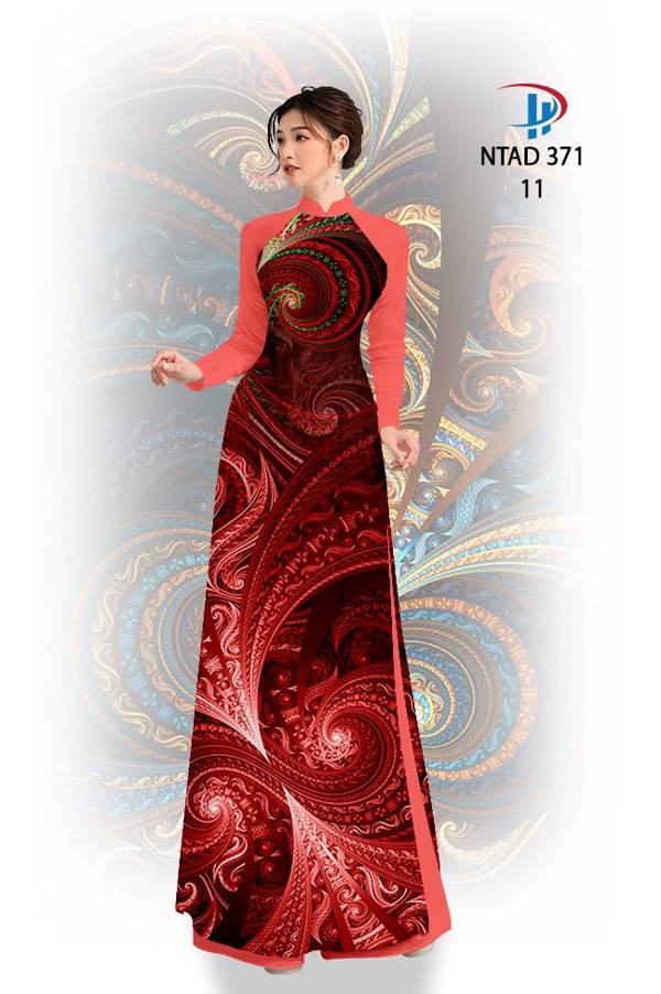 Vải Áo Dài Hoa Văn Vừa Ra  AD NTAD371