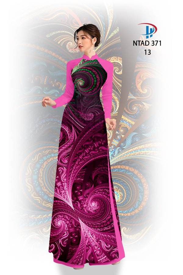 Vải Áo Dài Hoa Văn Vừa Ra  AD NTAD371