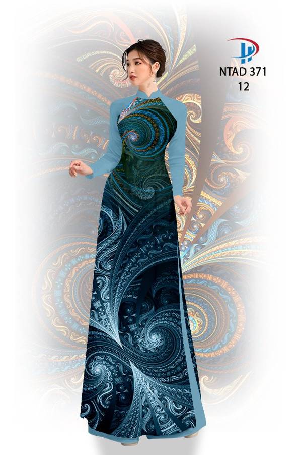 Vải Áo Dài Hoa Văn Vừa Ra  AD NTAD371