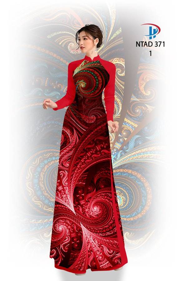 Vải Áo Dài Hoa Văn Vừa Ra  AD NTAD371