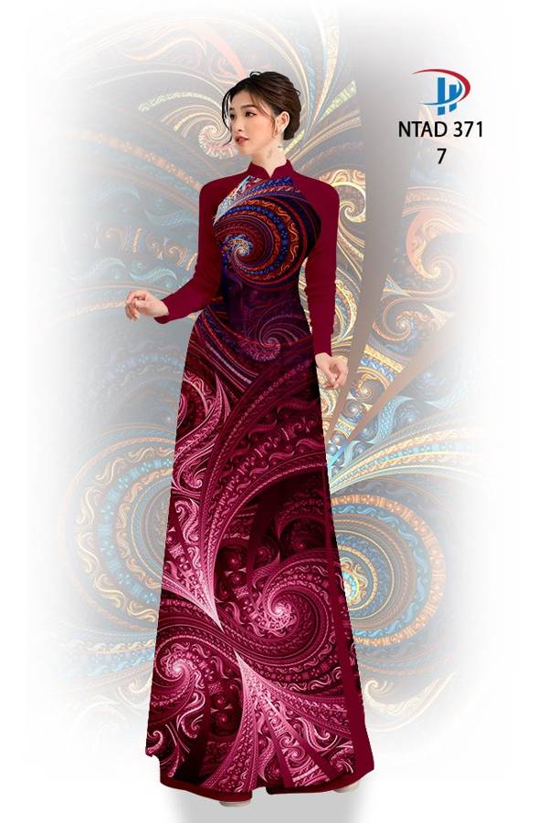 Vải Áo Dài Hoa Văn Vừa Ra  AD NTAD371