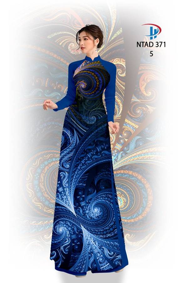Vải Áo Dài Hoa Văn Vừa Ra  AD NTAD371