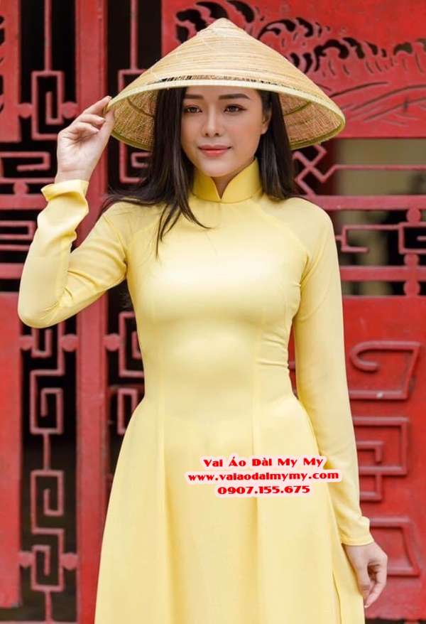 Vải Áo Dài Thái Tuấn Trơn Màu Vàng Nhạt Thiết Kế 2021 Ad Tron Vangnhat -  Vải Áo Dài Trung Hiếu