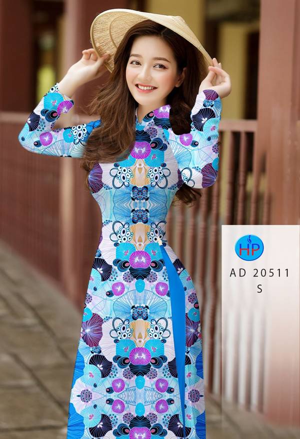 Vải Áo Dài Hoa Văn Vừa Ra  AD 20511