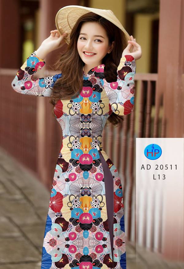 Vải Áo Dài Hoa Văn Vừa Ra  AD 20511