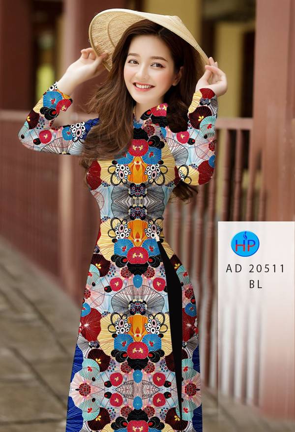 Vải Áo Dài Hoa Văn Vừa Ra  AD 20511