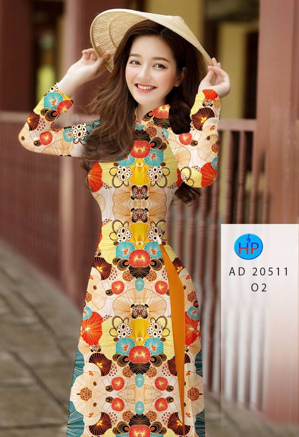 Vải Áo Dài Hoa Văn Vừa Ra  AD 20511