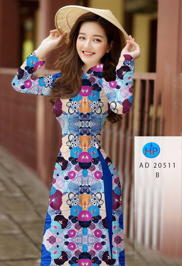 Vải Áo Dài Hoa Văn Vừa Ra  AD 20511