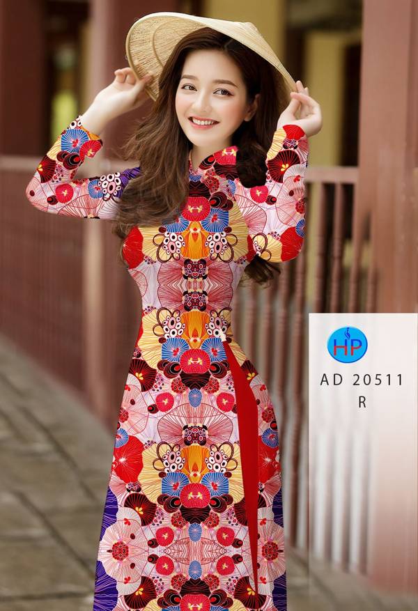 Vải Áo Dài Hoa Văn Vừa Ra  AD 20511