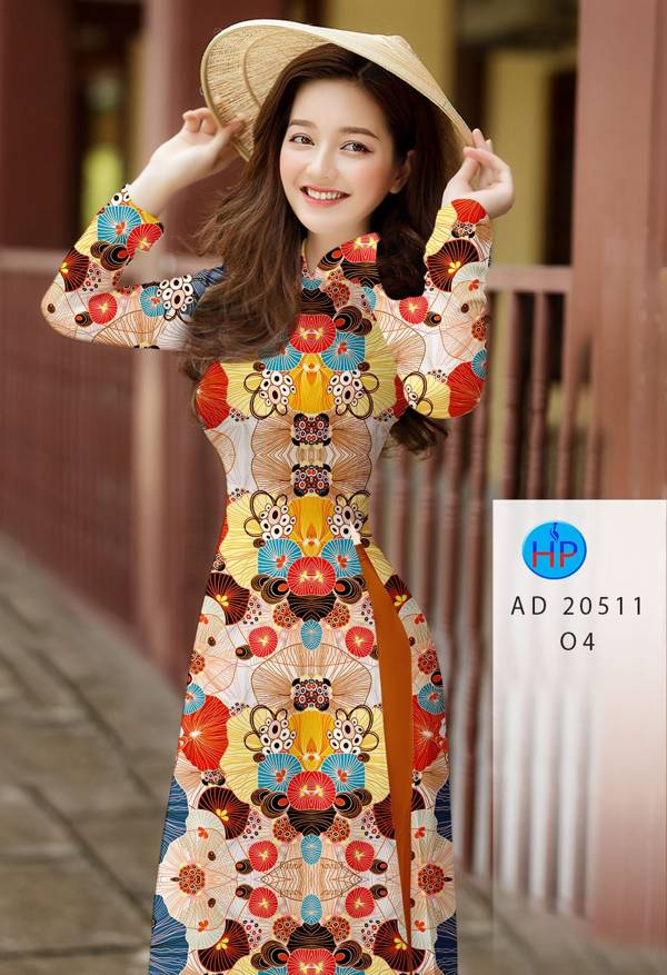 Vải Áo Dài Hoa Văn Vừa Ra  AD 20511