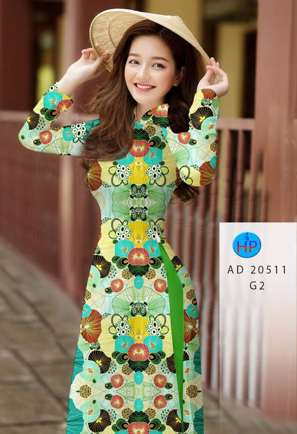 Vải Áo Dài Hoa Văn Vừa Ra  AD 20511
