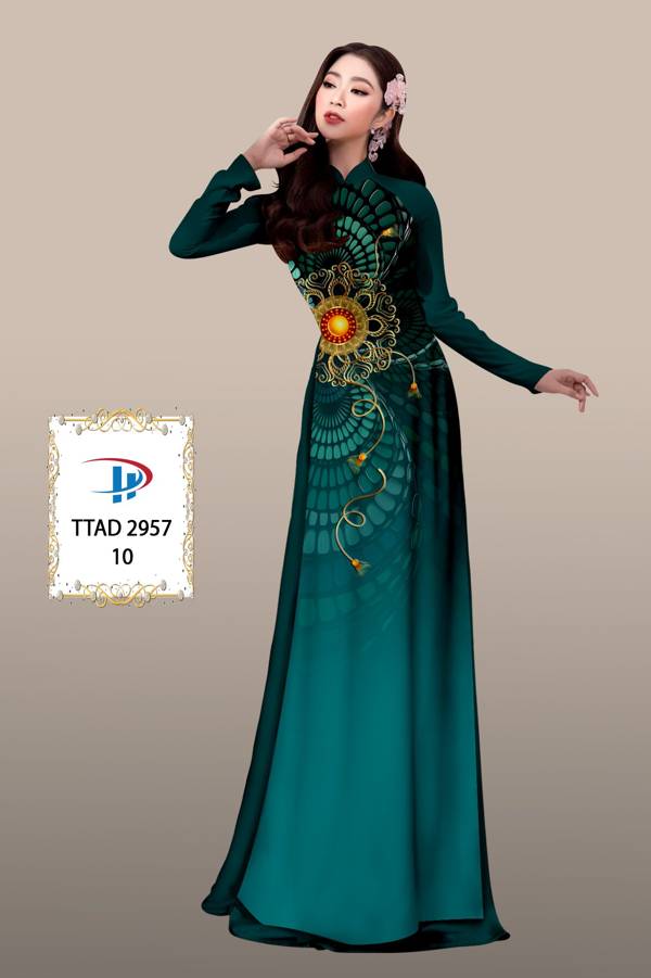 Vải Áo Dài Hoa Văn Độc Đáo AD TTAD2957