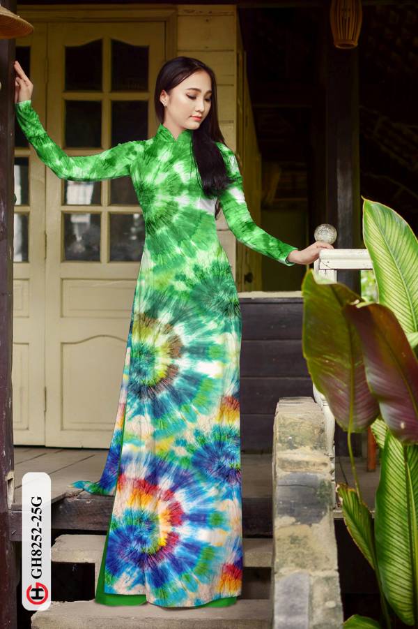 Vải Áo Dài Hoa Văn Thiết Kế 2021 AD GH8252 32 Vải Áo Dài Hoa Văn Thiết Kế 2021 AD GH8252