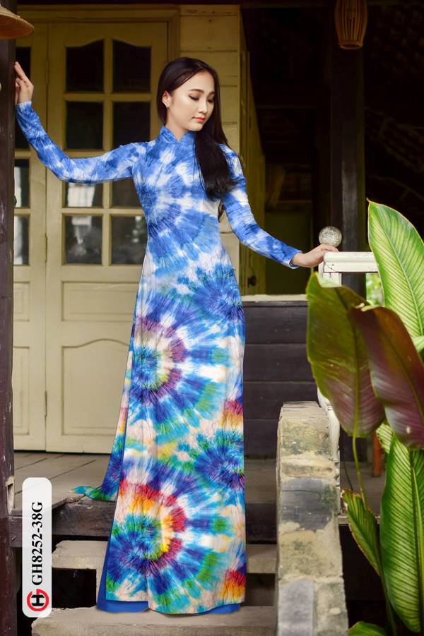 Vải Áo Dài Hoa Văn Thiết Kế 2021 AD GH8252 31 Vải Áo Dài Hoa Văn Thiết Kế 2021 AD GH8252