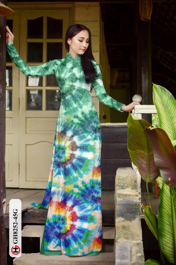 Vải Áo Dài Hoa Văn Thiết Kế 2021 AD GH8252 38 Vải Áo Dài Hoa Văn Thiết Kế 2021 AD GH8252