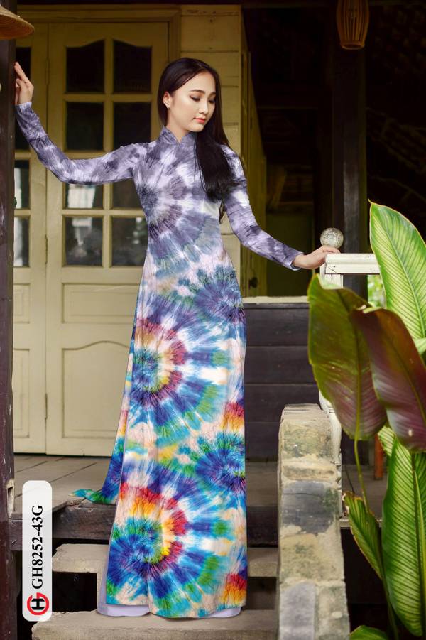 Vải Áo Dài Hoa Văn Thiết Kế 2021 AD GH8252 39 Vải Áo Dài Hoa Văn Thiết Kế 2021 AD GH8252