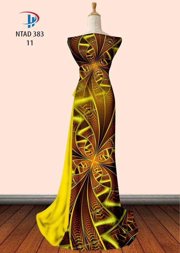 Vải Áo Dài Hoa Văn Mới Ra AD NTAD383