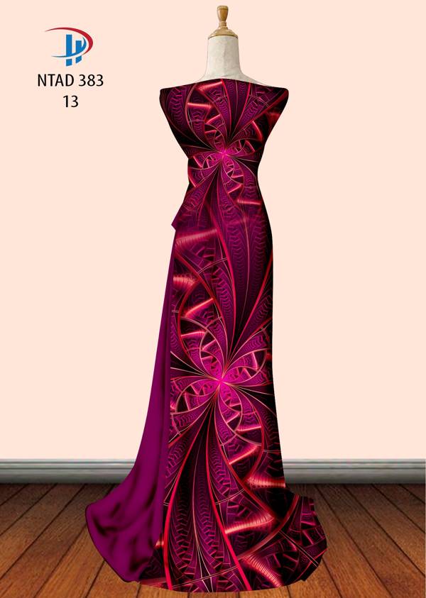 Vải Áo Dài Hoa Văn Mới Ra AD NTAD383